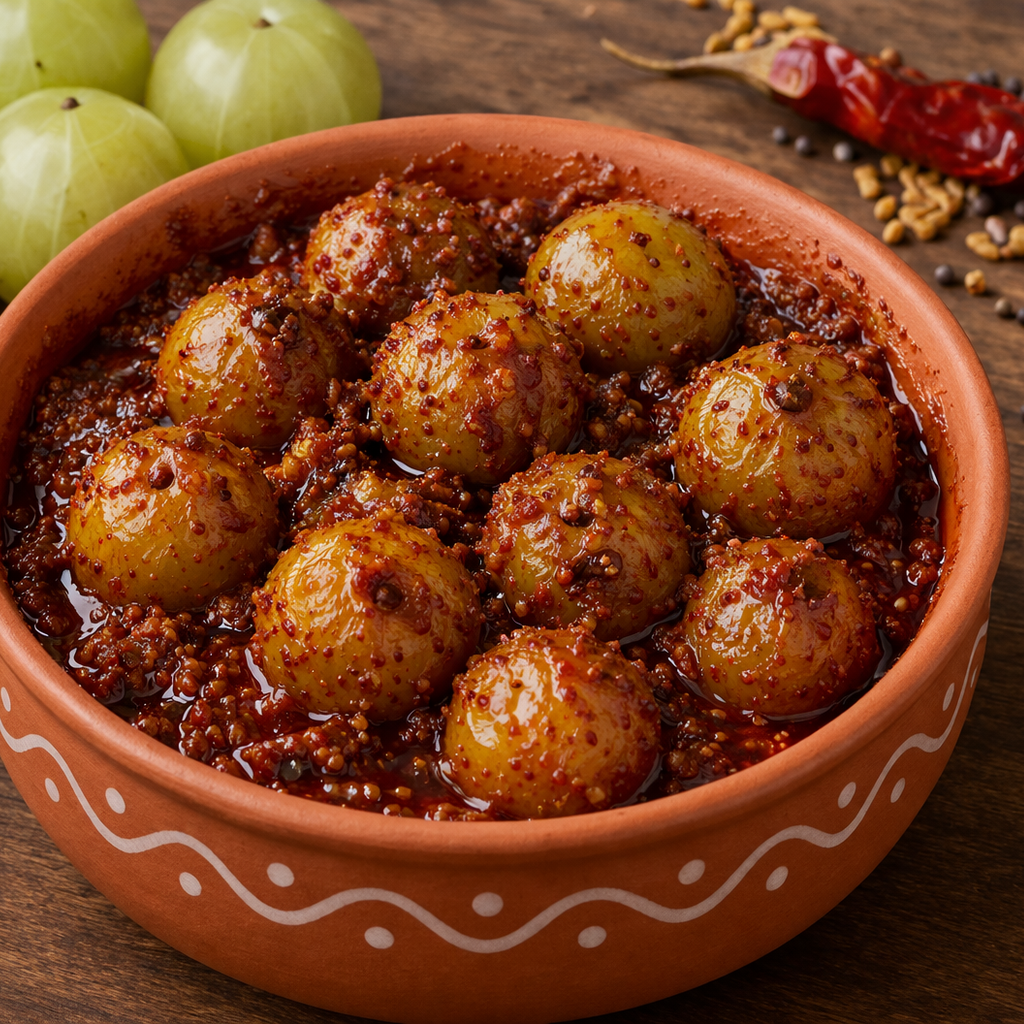 Authentic Andhra Amla Pickle