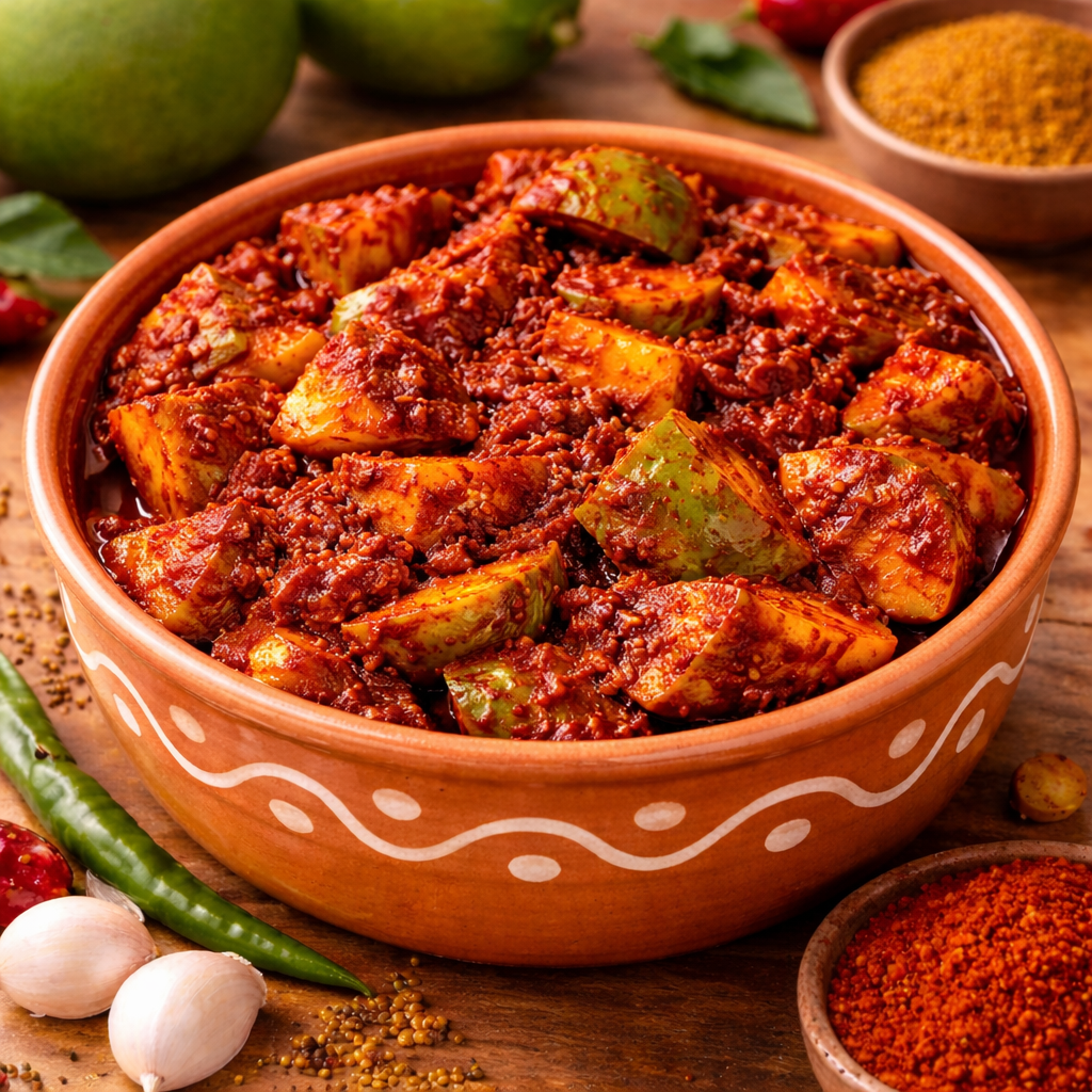 Traditional Andhra Mango Pickle