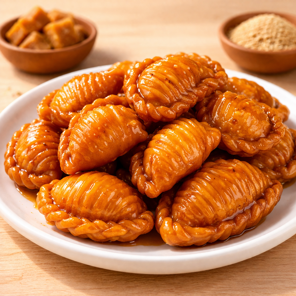 Authentic Andhra Bellam Gavvalu