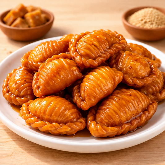 Authentic Andhra Bellam Gavvalu