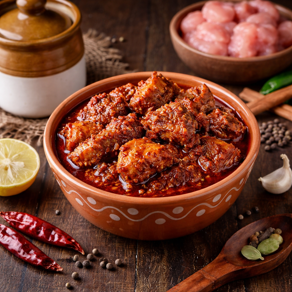 Premium Andhra-Style Boneless Chicken Pickle