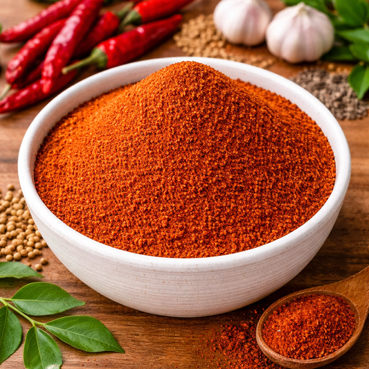 Authentic Andhra Nalla Karam Podi