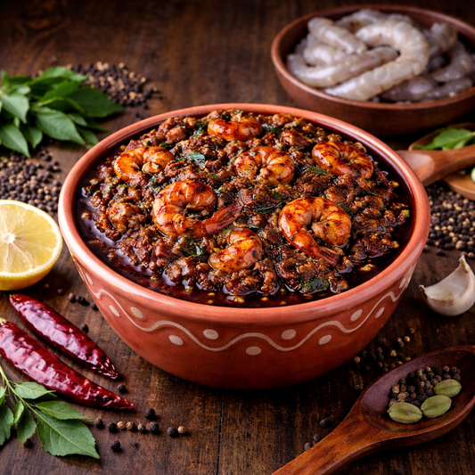 Premium Andhra-Style Gongura Prawn Pickle