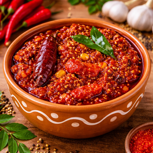 Authentic Andhra Red Chili Pickle